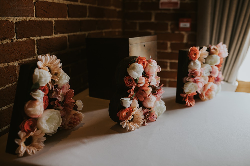 Flower Letters Decor Kent Coast Wedding Peter Reynolds Photography