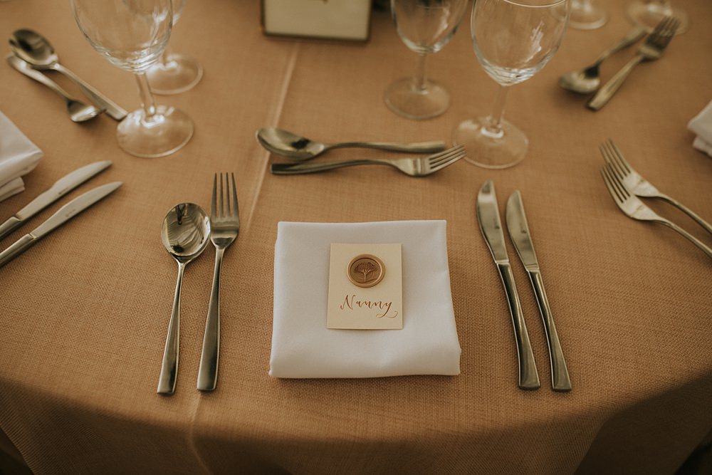 Place Name Wax Seal Calligraphy Kent Coast Wedding Peter Reynolds Photography