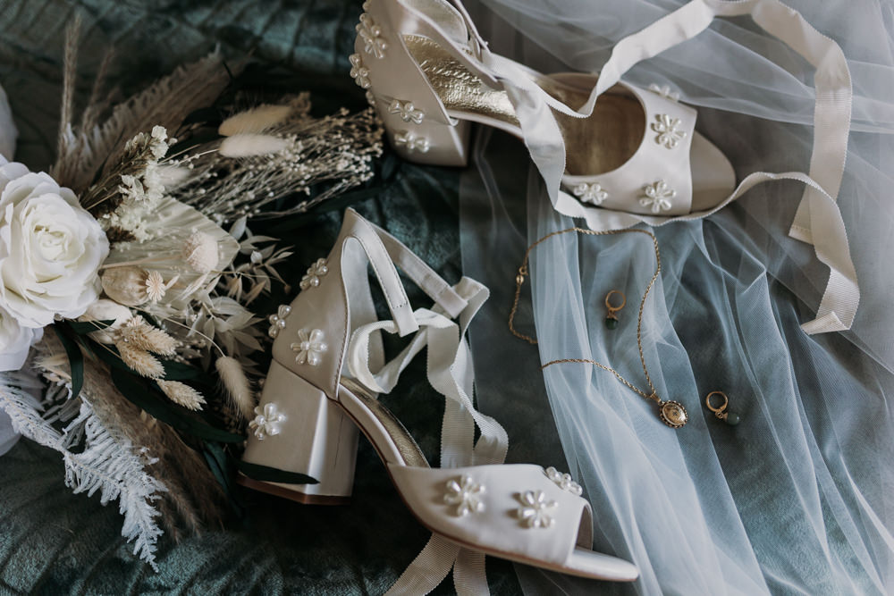 La Mon Hotel Spa Wedding Victoria Whiting Photography Bride Shoes Pearl