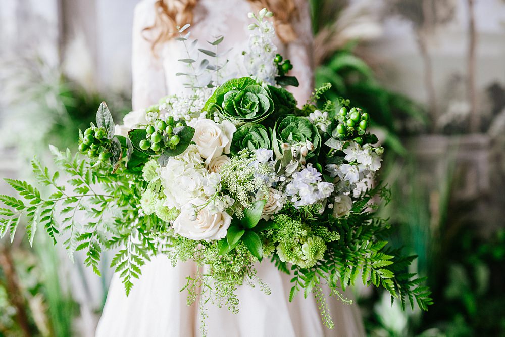 Greenery White Flowers Bouquet Bride Loft Wedding Ideas Rosetta Li Weddings