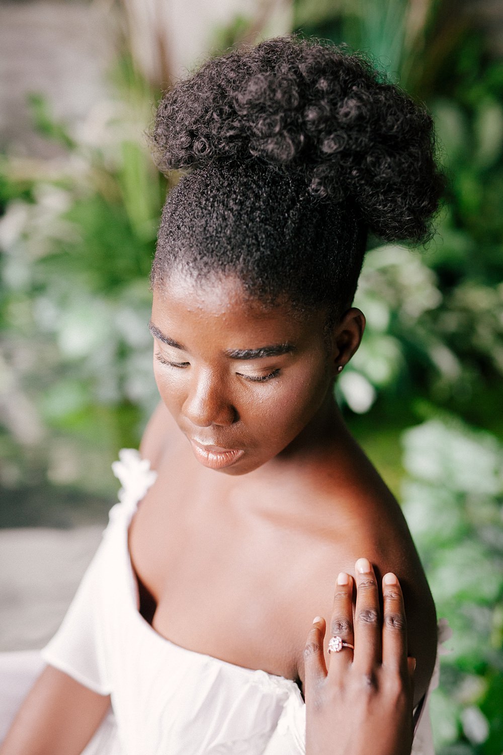 Bride Bridal Hairstyle Updo Makeup Loft Wedding Ideas Rosetta Li Weddings