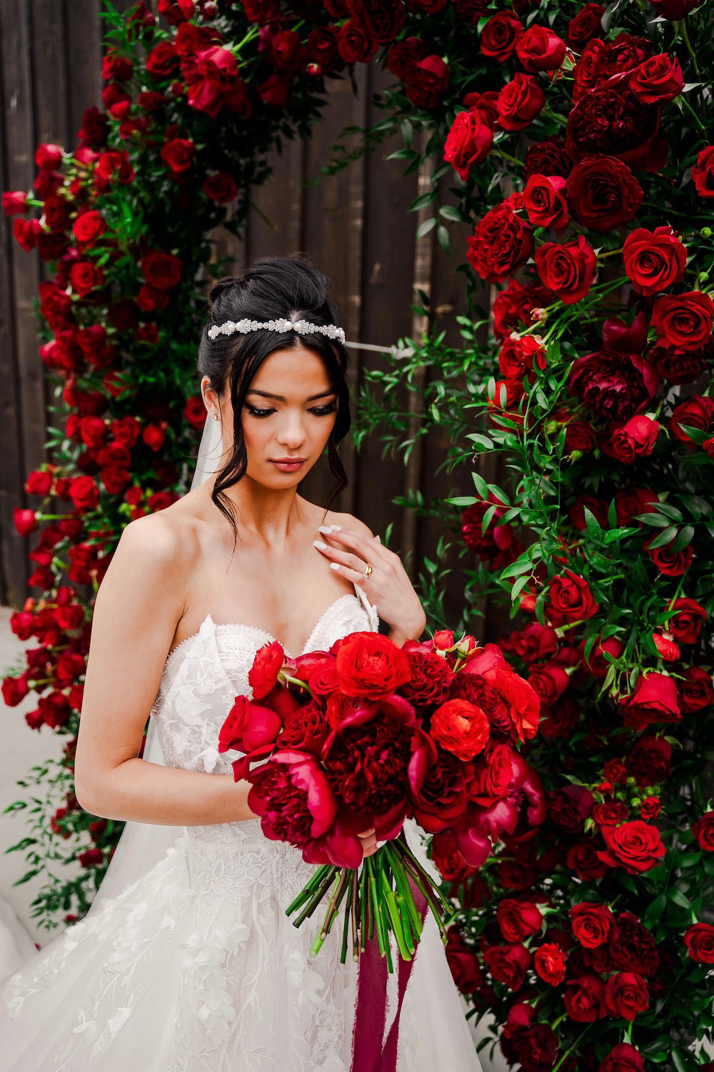 Red Rose Wedding Ideas Brandon and Serena Photography