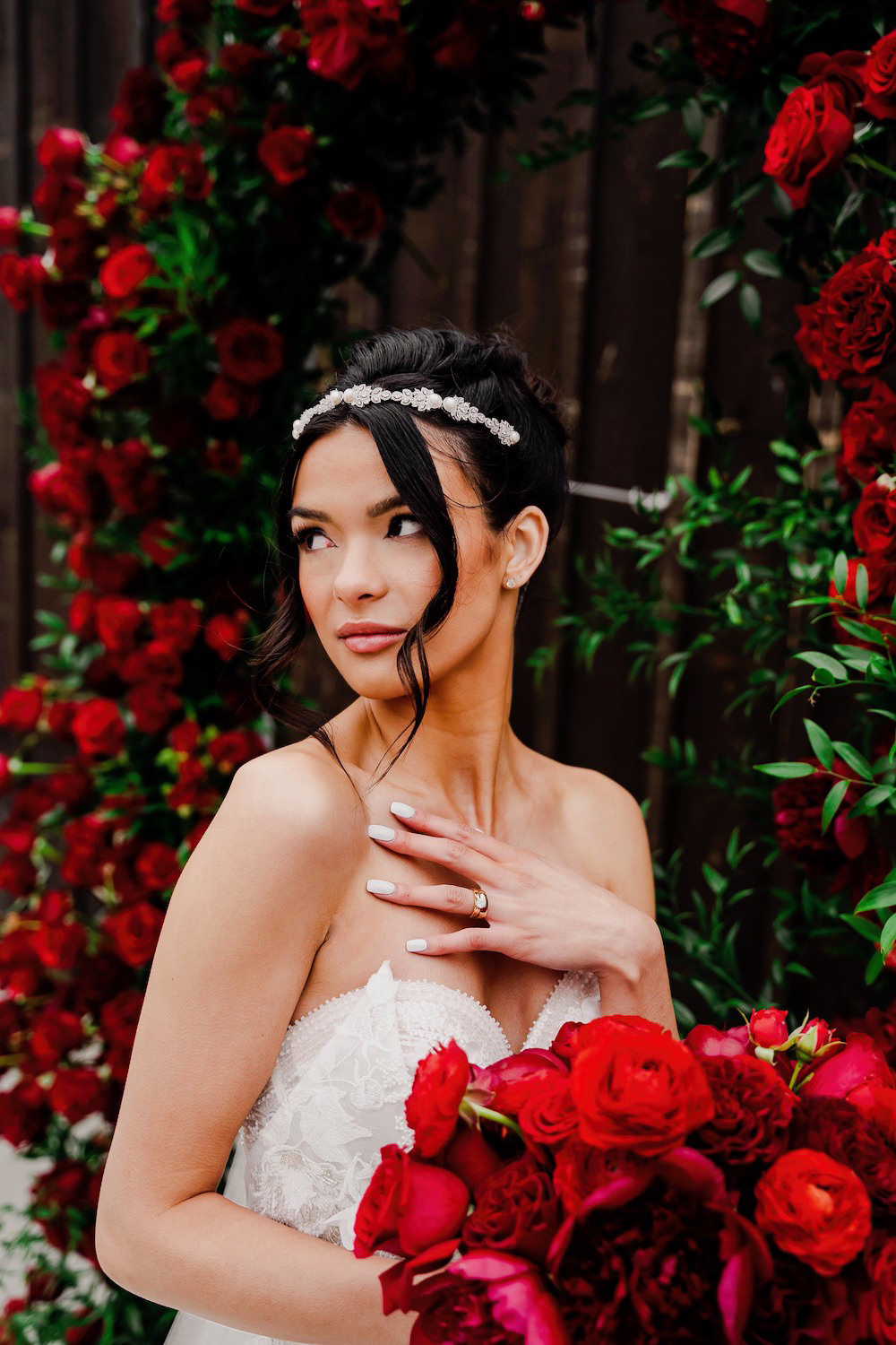 Red Rose Wedding Ideas Brandon and Serena Photography