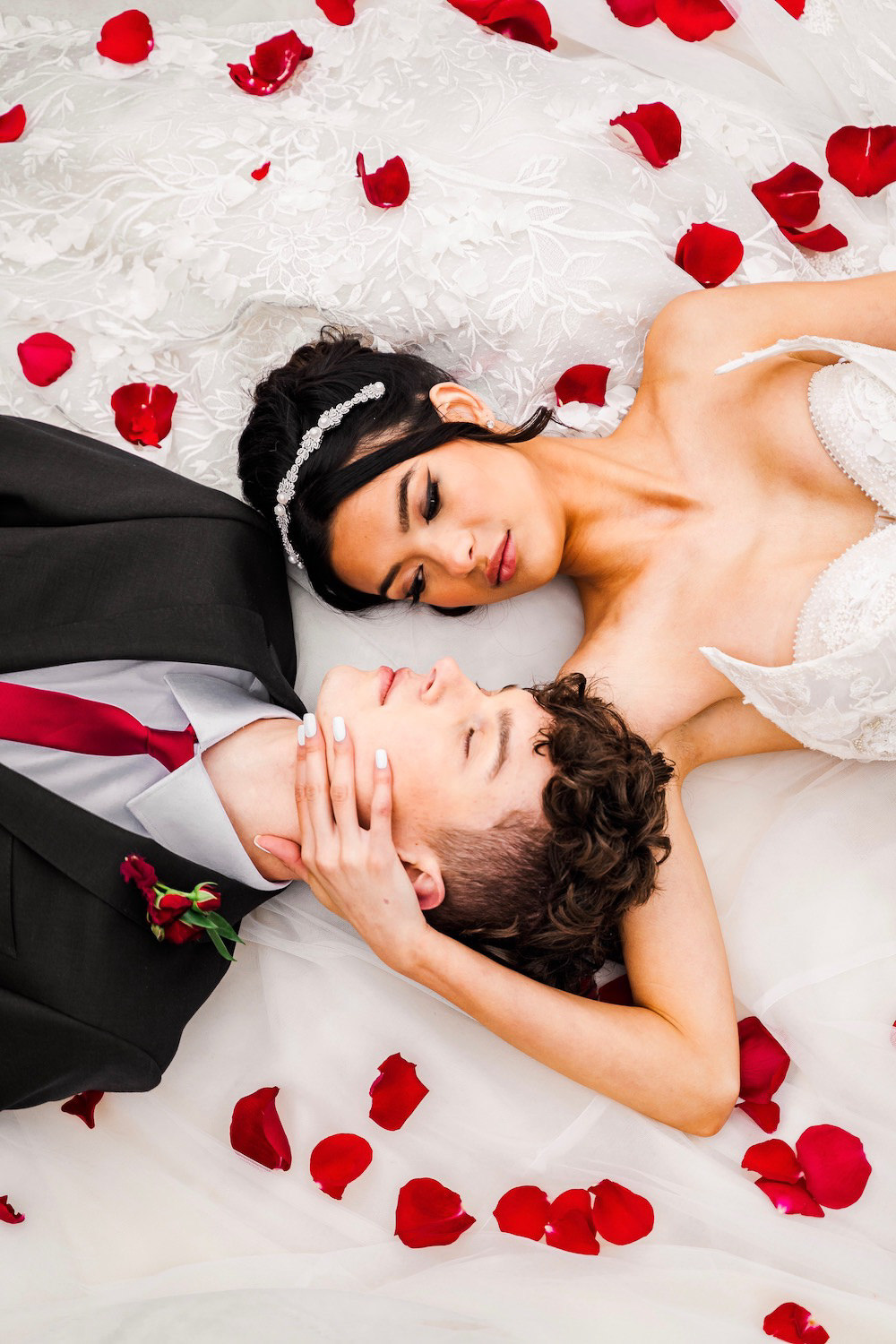 Red Rose Wedding Ideas Brandon and Serena Photography