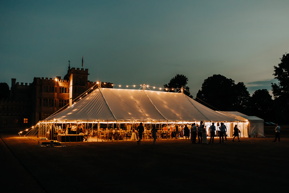 Fairy Lights Marquee Lighting Rousham House Wedding Wyldbee