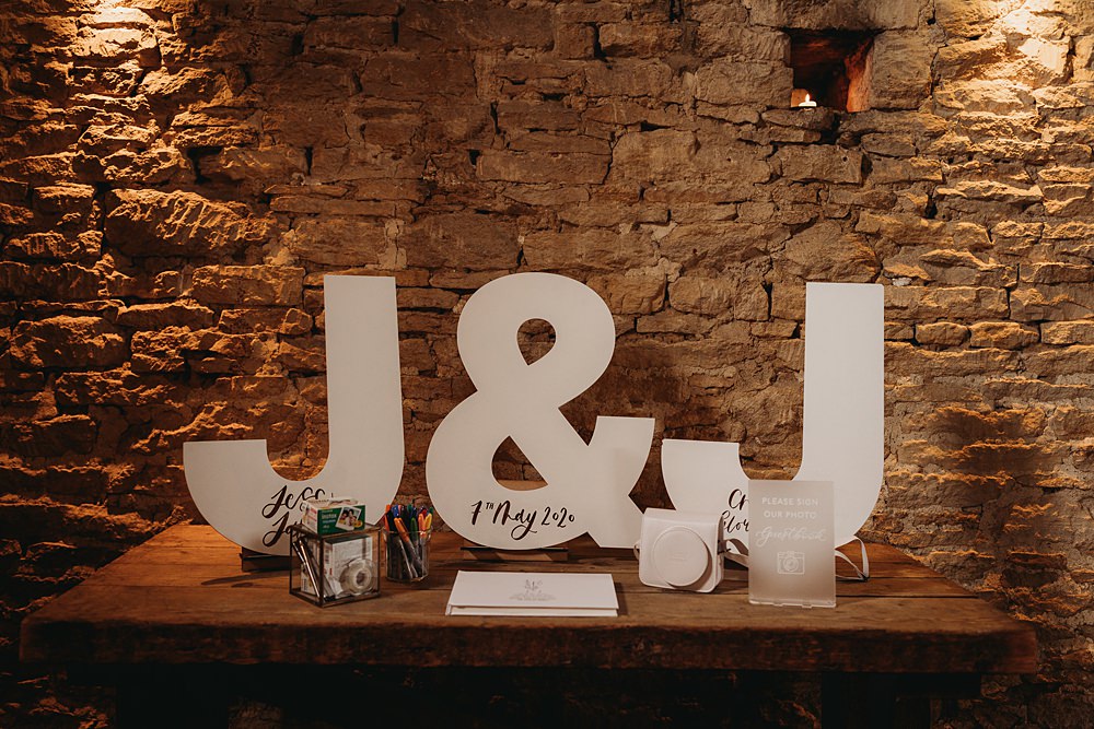 Letter Guest Book Spring Country Garden Wedding Thyme Lane Photography