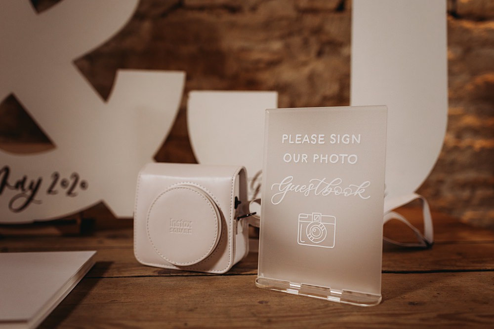 Photo Guest Book Spring Country Garden Wedding Thyme Lane Photography