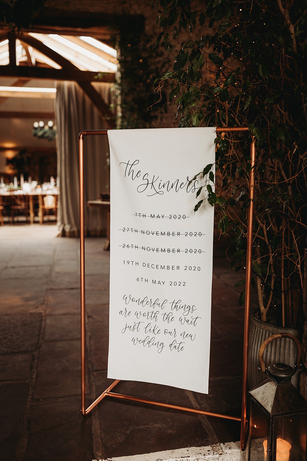 Banner Sign Fabric Calligraphy Spring Country Garden Wedding Thyme Lane Photography