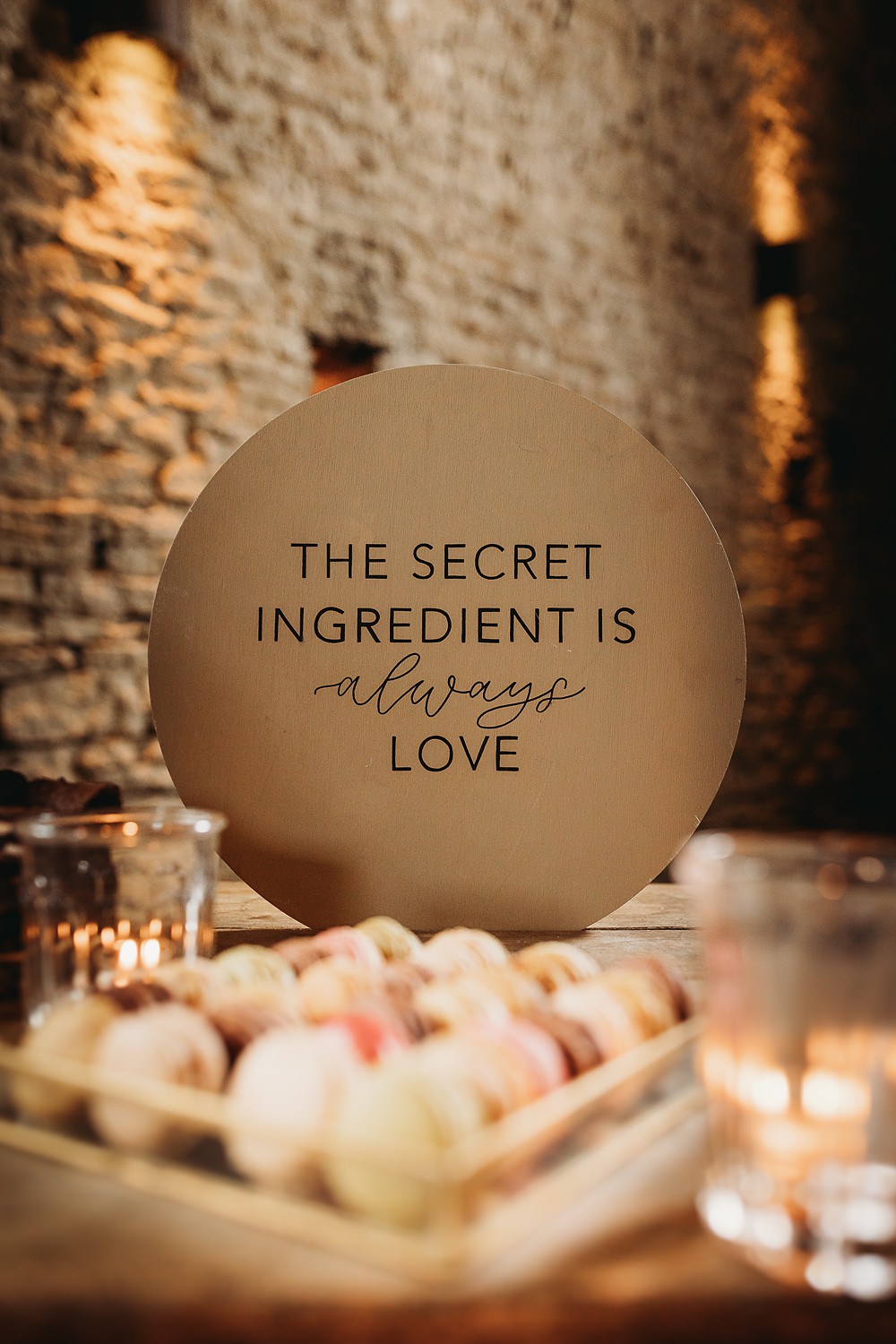 Cake Dessert Table Sign Spring Country Garden Wedding Thyme Lane Photography