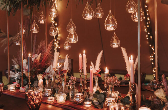Wedding Candle Centrepiece Ideas Georgi Mabee