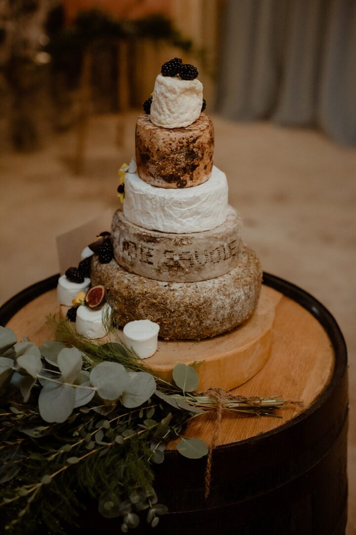 Wedding Cheese Cake Simple Chic Mint and Jasmine