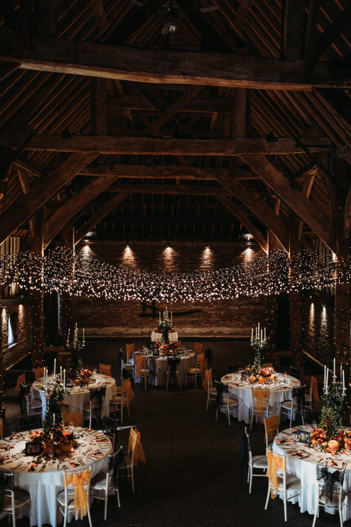 Wedding Lighting Ideas Fairy Light Canopy Barn Thyme Lane Photography