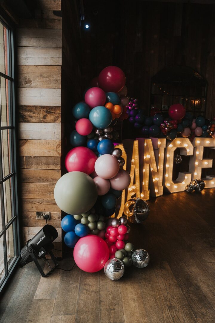 Wedding Lighting Ideas Letter Lights Firewood Film