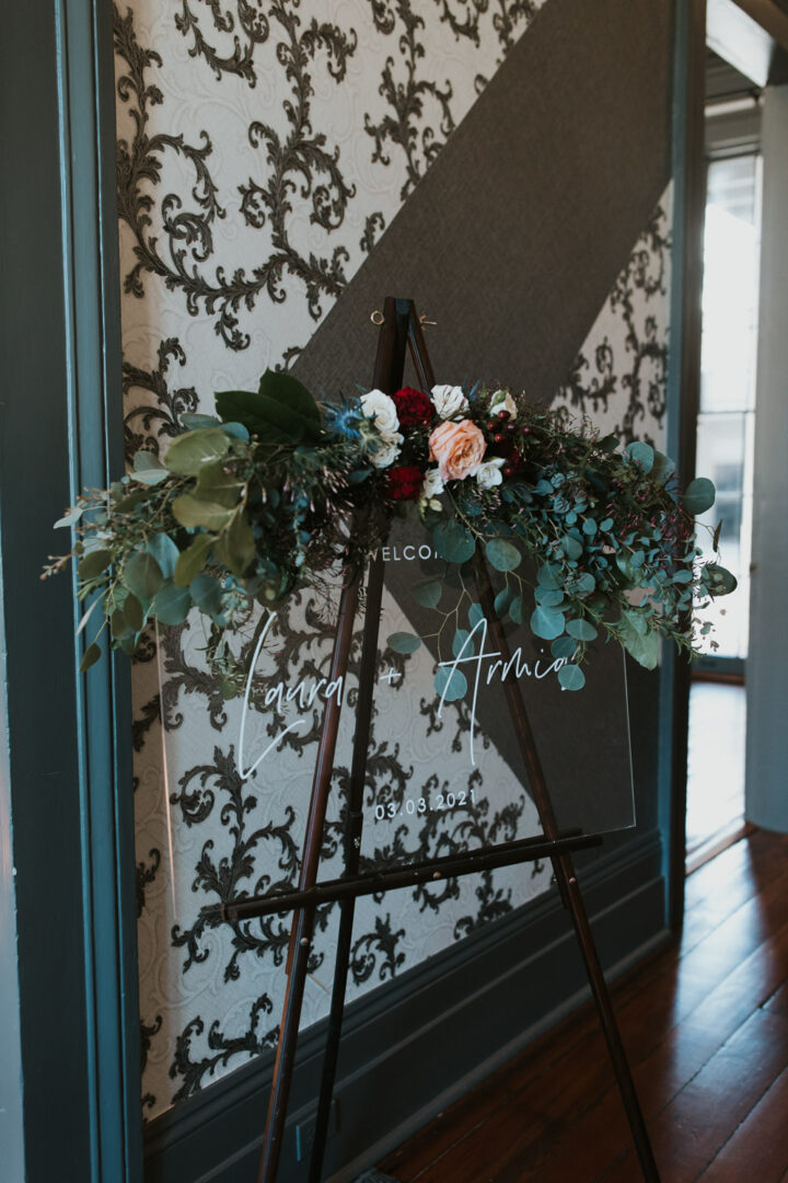 Wedding Sign Idea Perspex Clear Olivia Yuen Photo