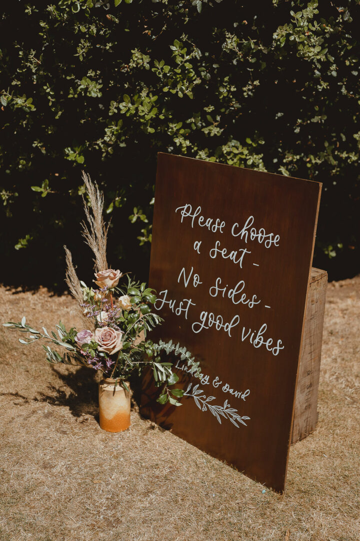 Wedding Sign Ideas Ceremony Aisle Seating Georgia Rachael