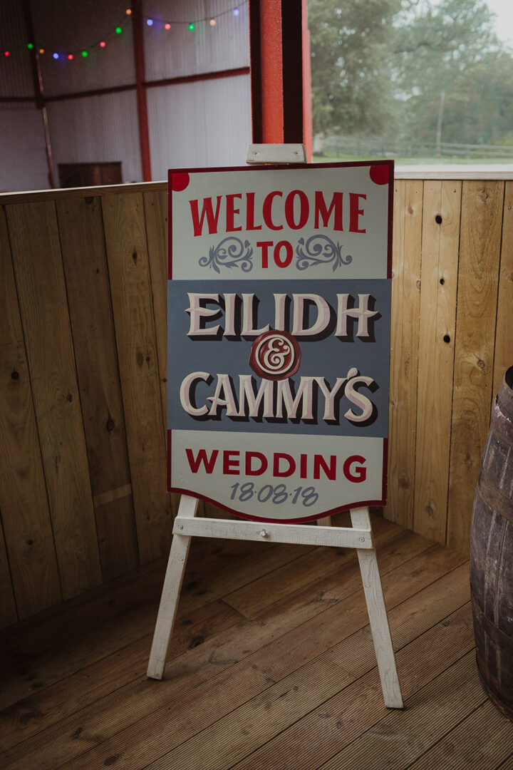 Wedding Sign Ideas Funfair Welcome Maureen du Preez