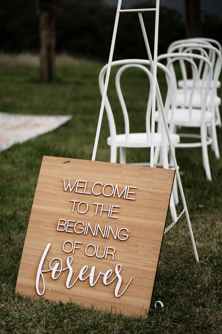 Wedding Sign Ideas Laser Cut Letters Petite Visuals