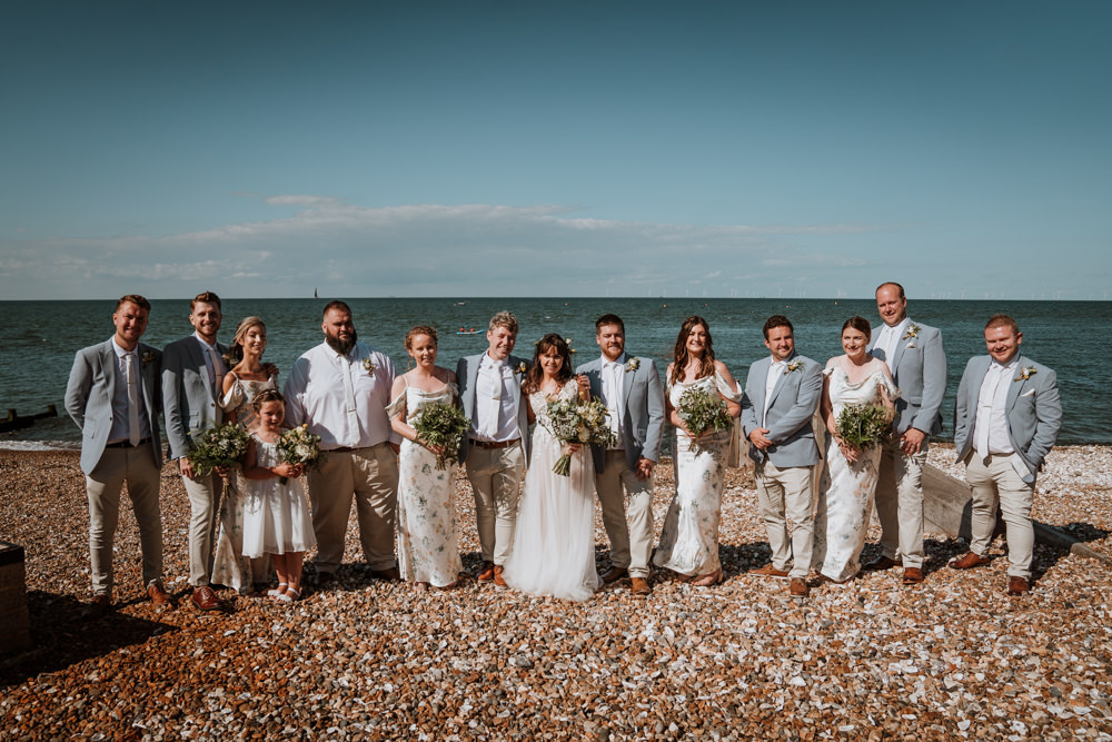 Whitstable Beach Wedding Nicola Dawson Photography