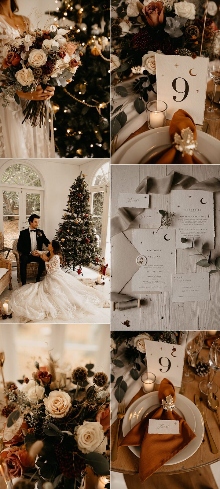 Winter Wedding Colour Scheme Burnt Orange Megan Donati Photography