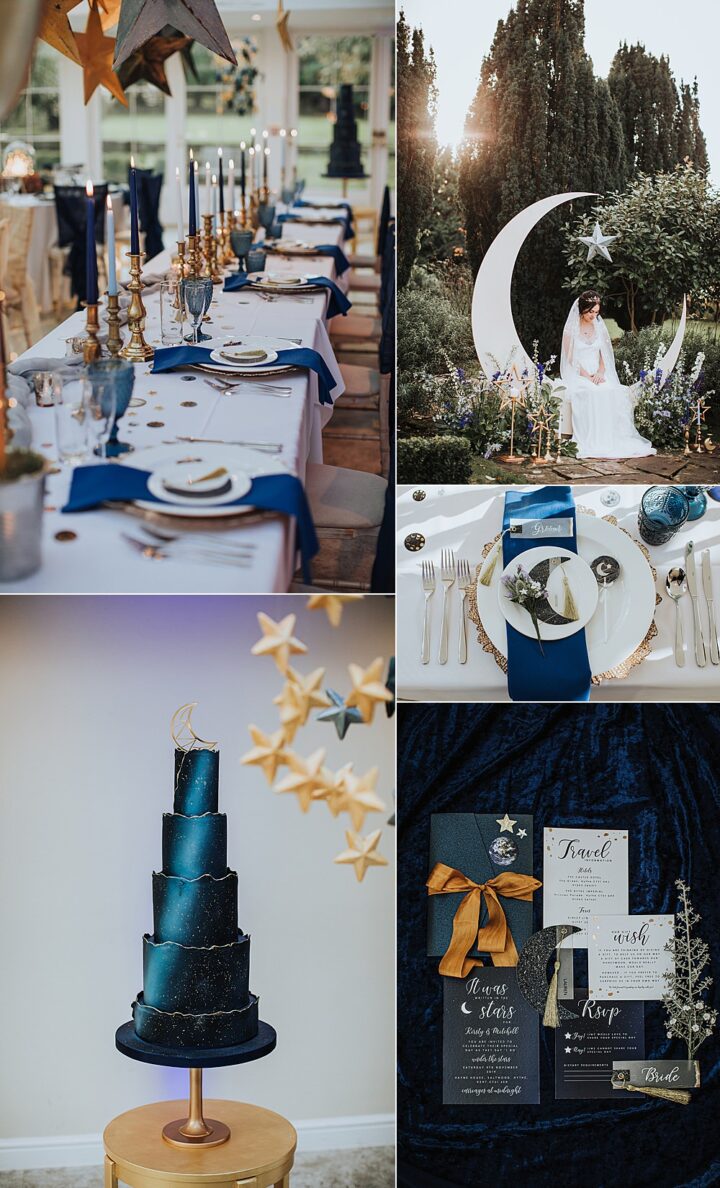 Winter Wedding Colours Midnight Blue Gold Olegs Samsonovs Photography
