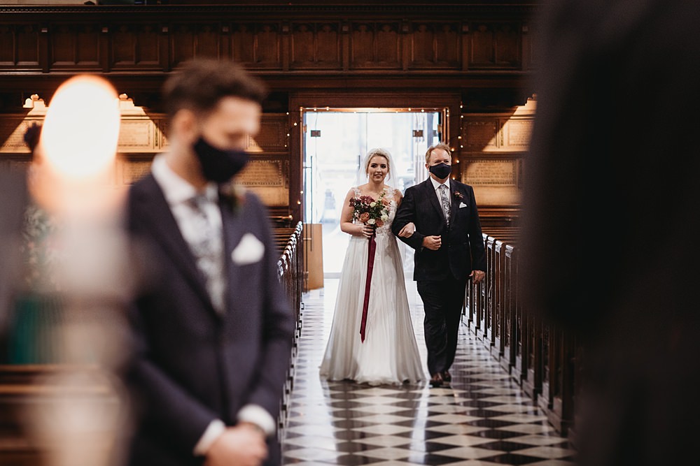 Winter Wonderland Barn Wedding Thyme Lane Photography