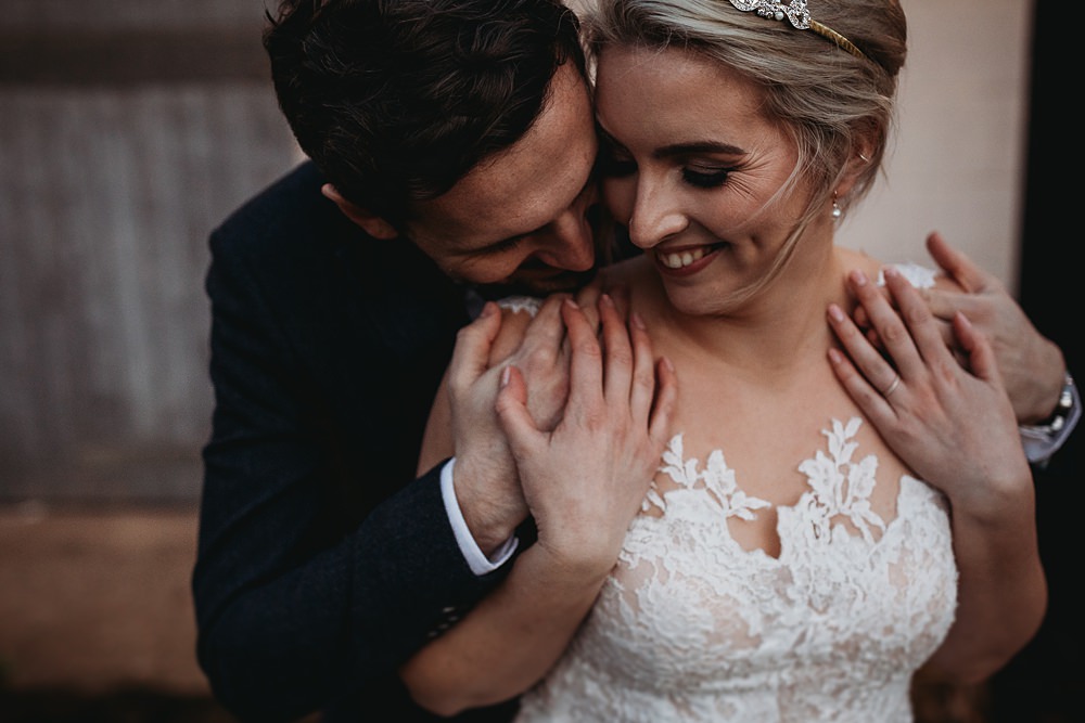 Winter Wonderland Barn Wedding Thyme Lane Photography