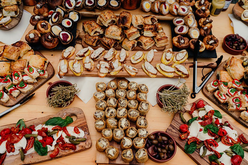 Grazing Table Yew Tree Farm Wedding Lauren May Photos