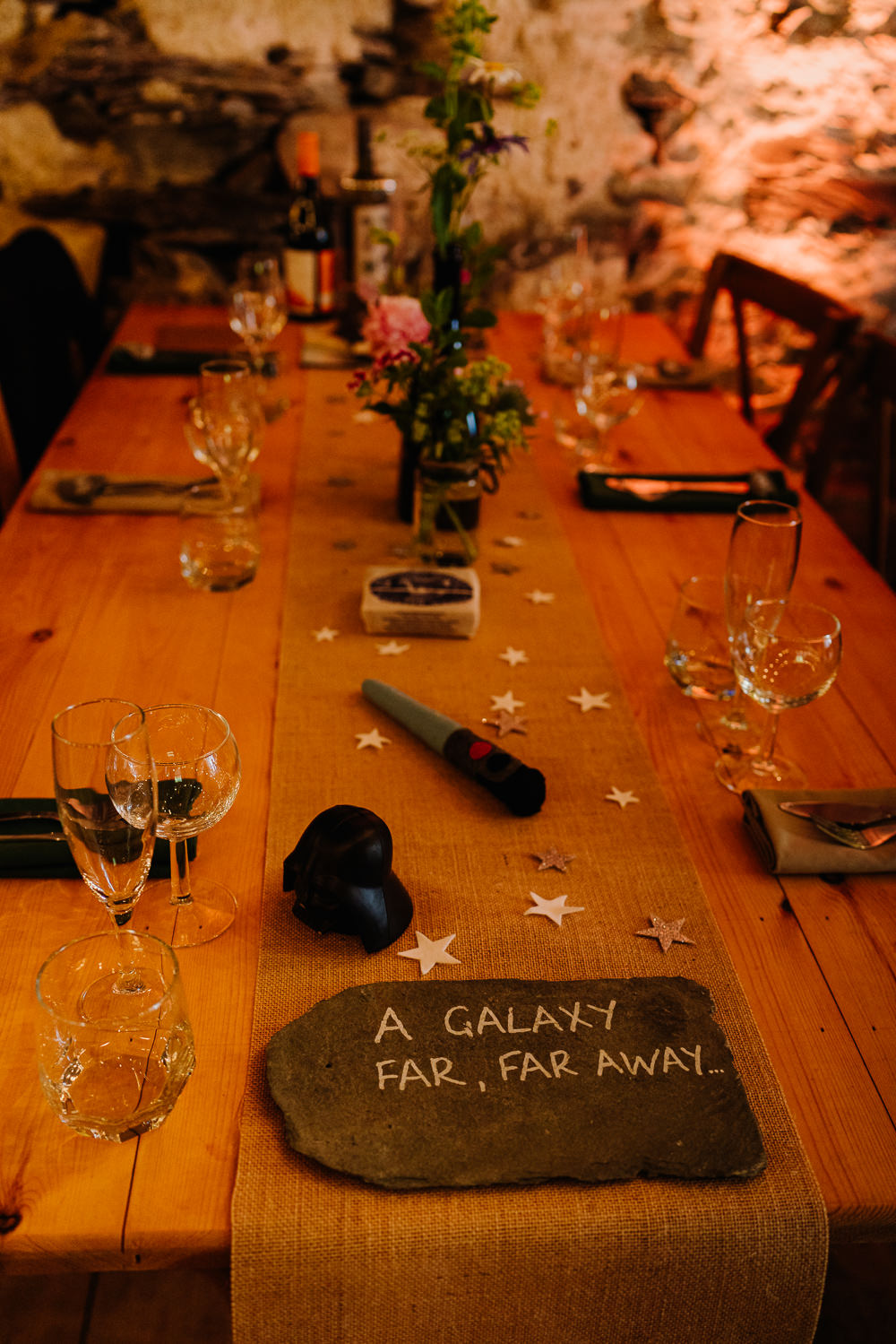 Table Decor Slate Table Name Movie Yew Tree Farm Wedding Lauren May Photos