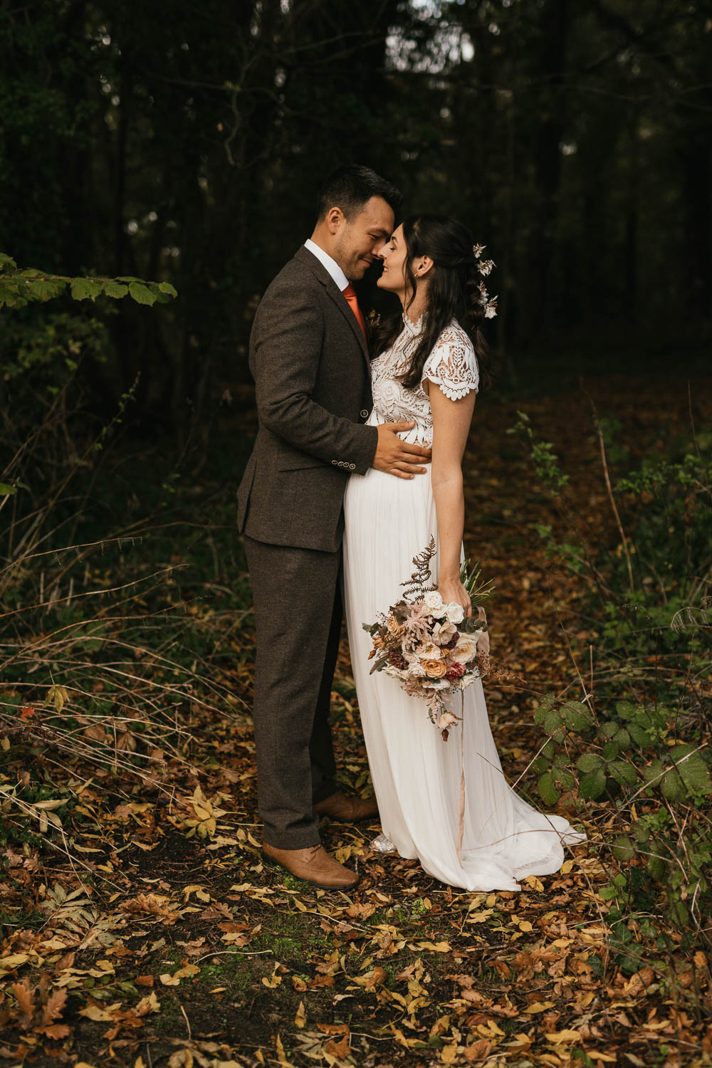 Autumn Leaf Wedding Grace Dove Photography