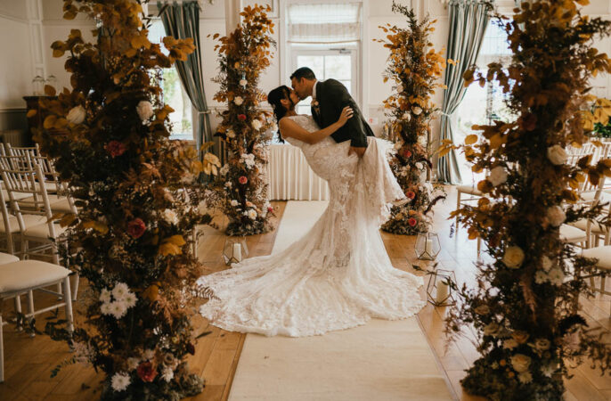 Autumn Leaf Wedding Grace Dove Photography