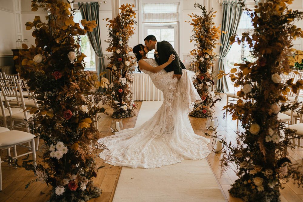 Autumn Leaf Wedding Grace Dove Photography