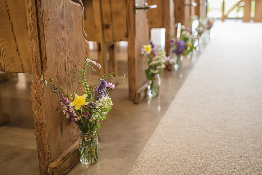 Aisle Flowers Decor Pew End Cairns Farm Estate Wedding Kalisterscope Photography