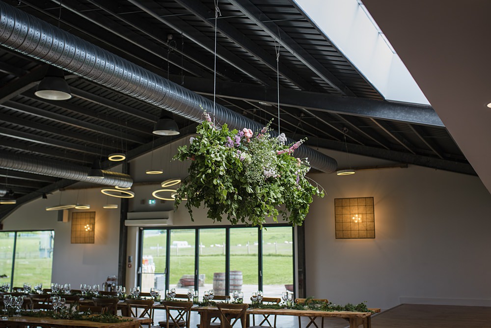 Flower Cloud Suspended Decor Cairns Farm Estate Wedding Kalisterscope Photography