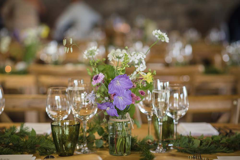 Centrepiece Wildflower Decor Jar Cairns Farm Estate Wedding Kalisterscope Photography