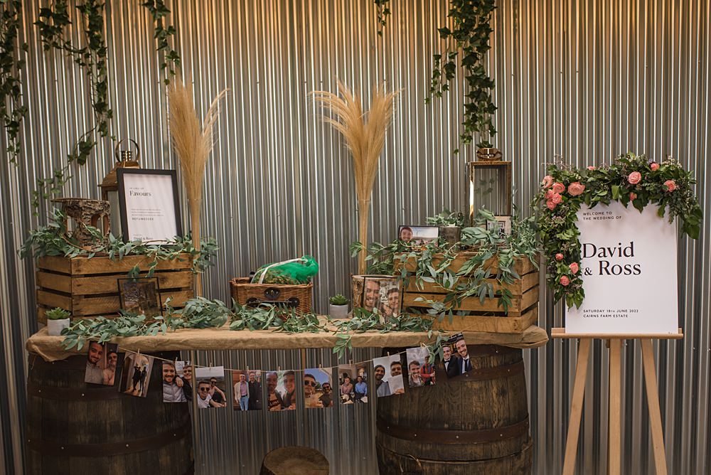 Table Decor Guest Book Cairns Farm Estate Wedding Kalisterscope Photography
