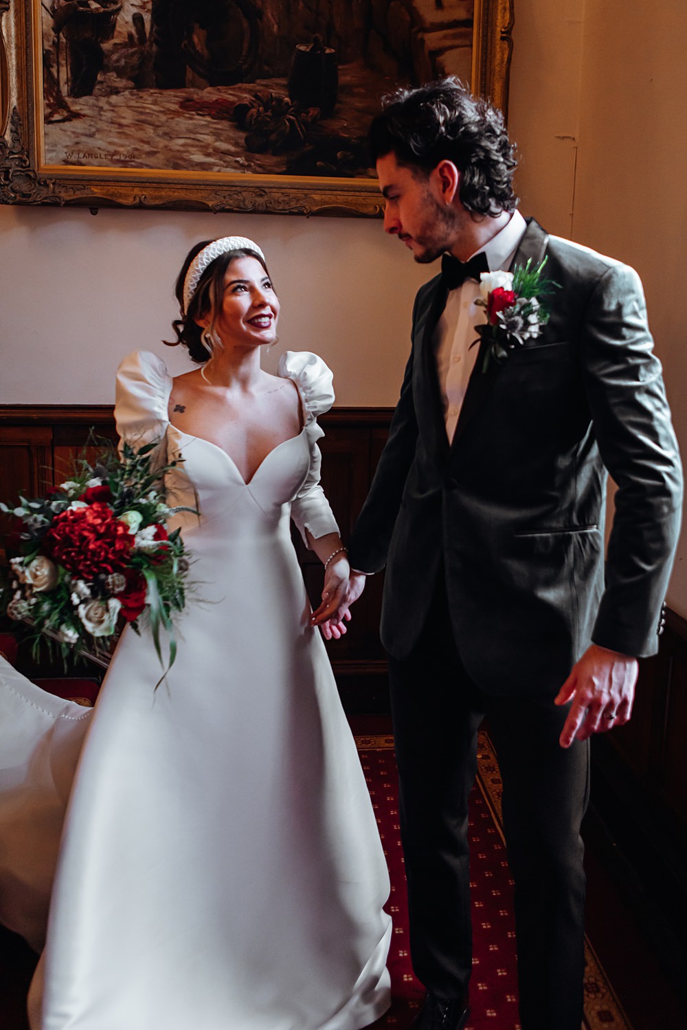 Christmas Wedding Theme Idea Naomi Mills Photography