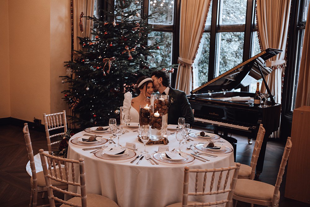 Christmas Wedding Theme Idea Naomi Mills Photography