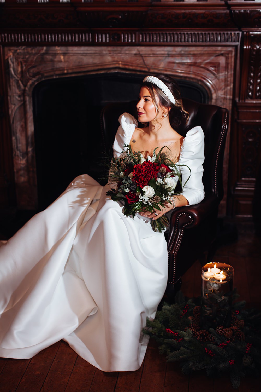 Christmas Wedding Theme Idea Naomi Mills Photography