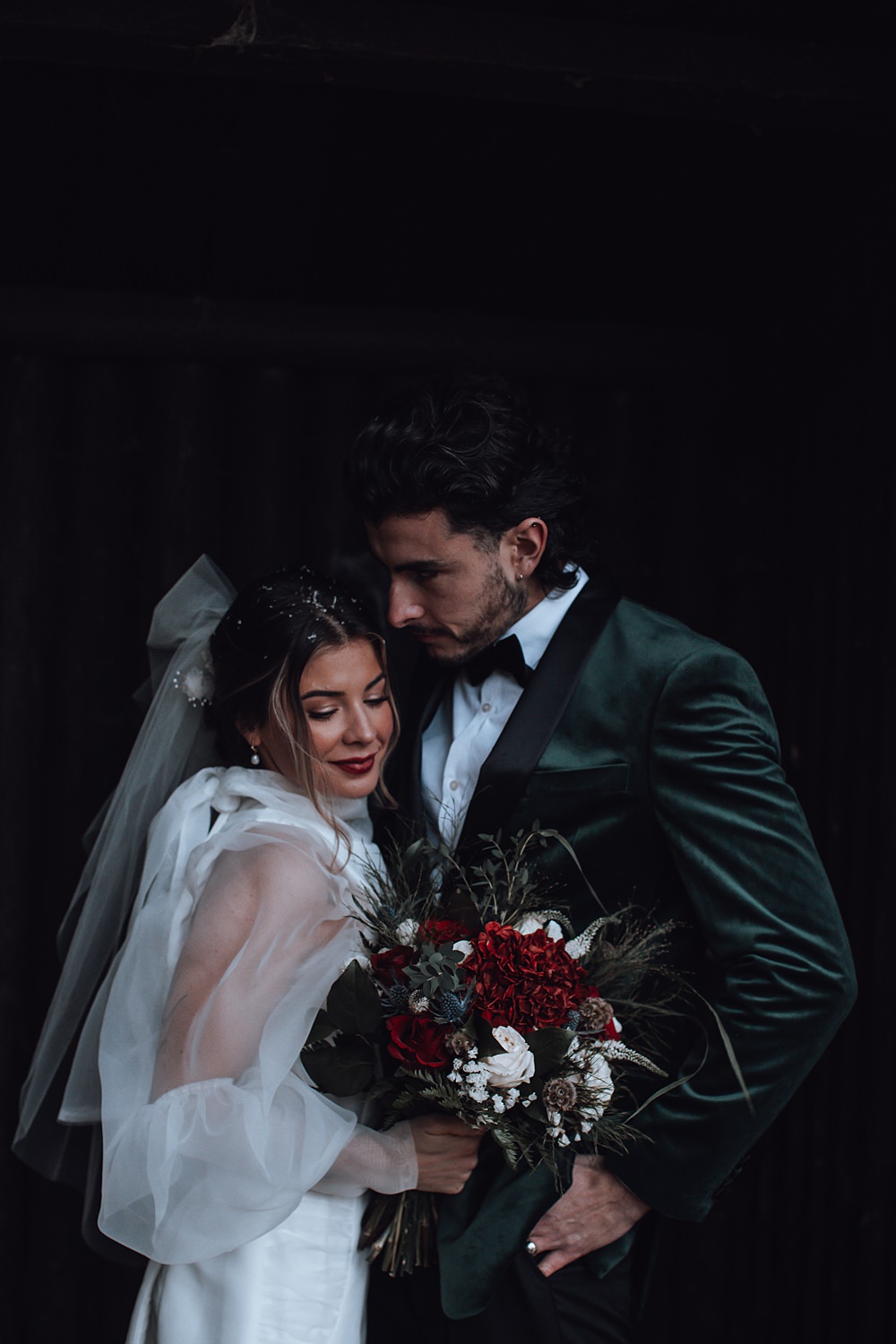 Christmas Wedding Theme Idea Naomi Mills Photography