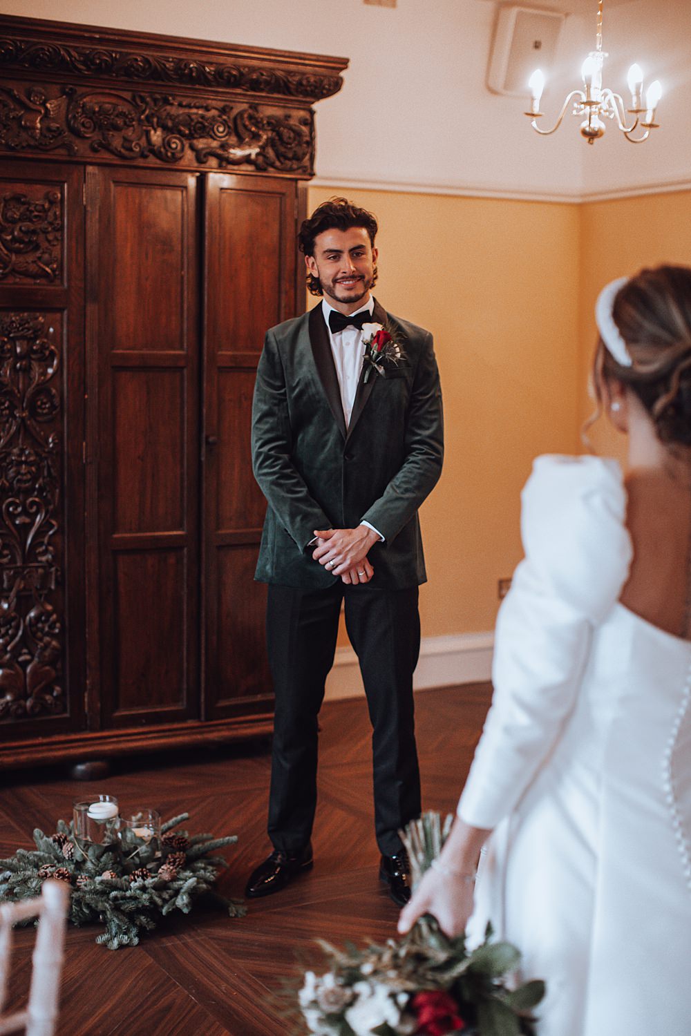 Christmas Wedding Theme Idea Naomi Mills Photography
