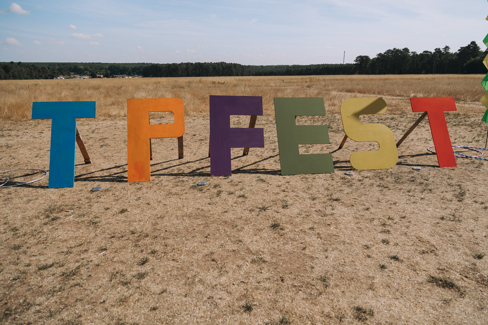 Cut Out Festival Letters Forest Lodge Weddings SianRichardson