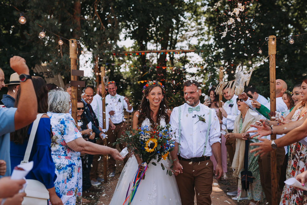 Forest Lodge Weddings SianRichardson Confetti Throw