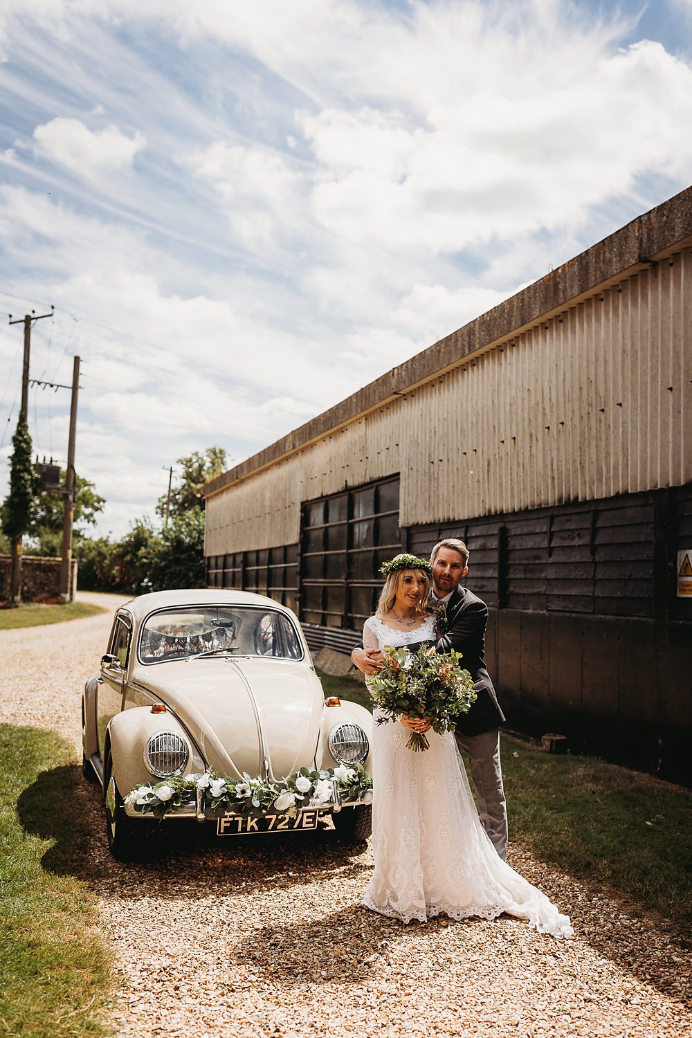 Beetle Car Hall Farm Events Wedding Thyme Lane Photography