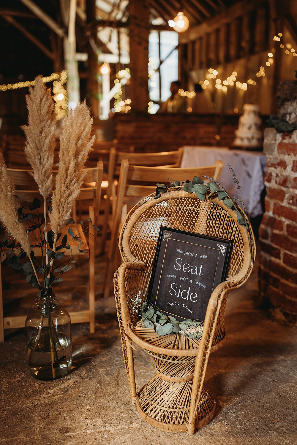 Sign Chalkboard Peacock Chair Hall Farm Events Wedding Thyme Lane Photography