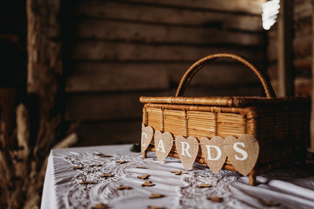 Card Hamper Hall Farm Events Wedding Thyme Lane Photography