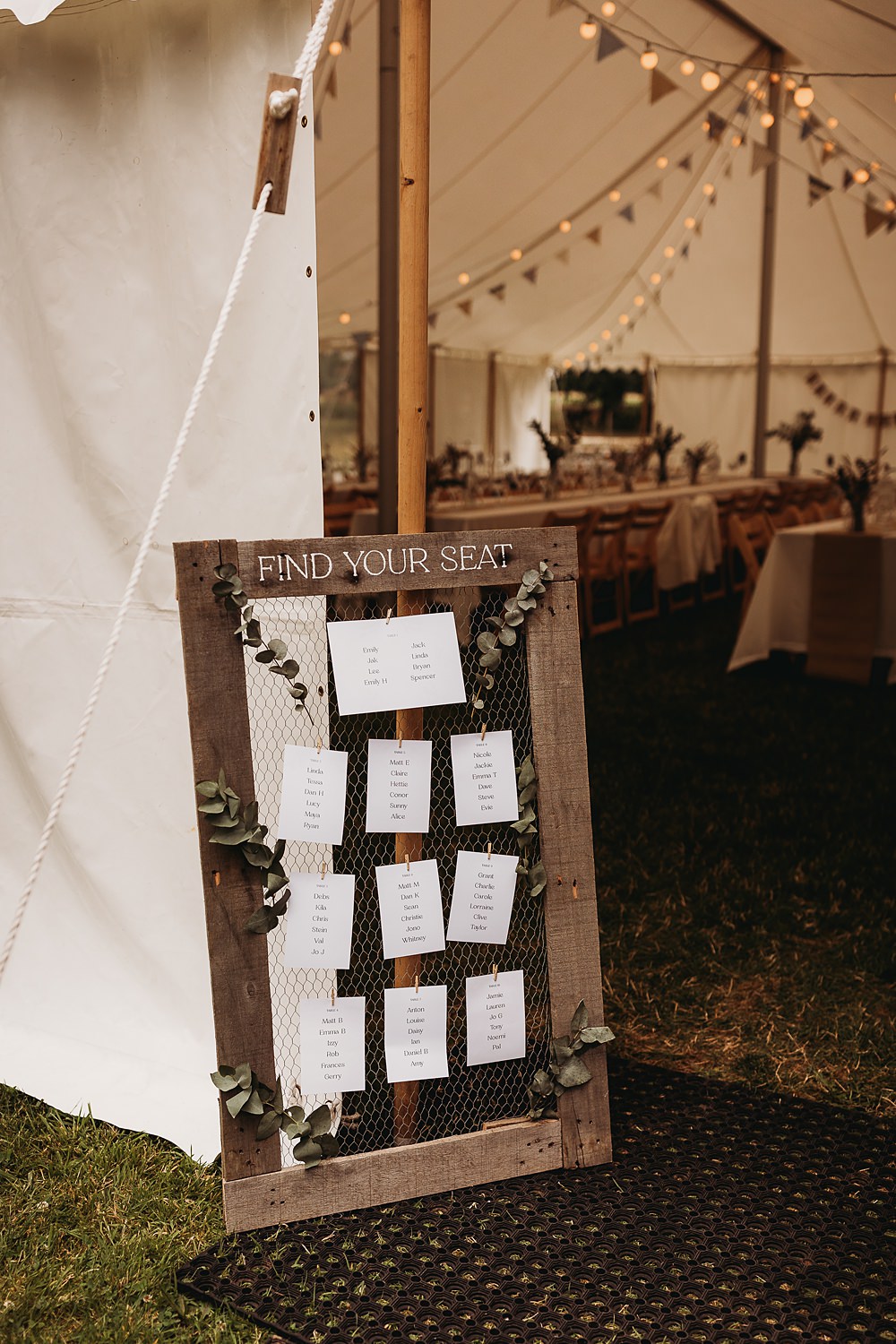 Chicken Wire Wooden Table Plan Hall Farm Events Wedding Thyme Lane Photography