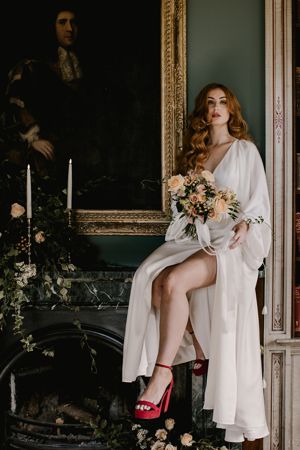 Retro Autumn Wedding Ideas Jemma King Photography Dress Gown Balloon Sleeves Bride