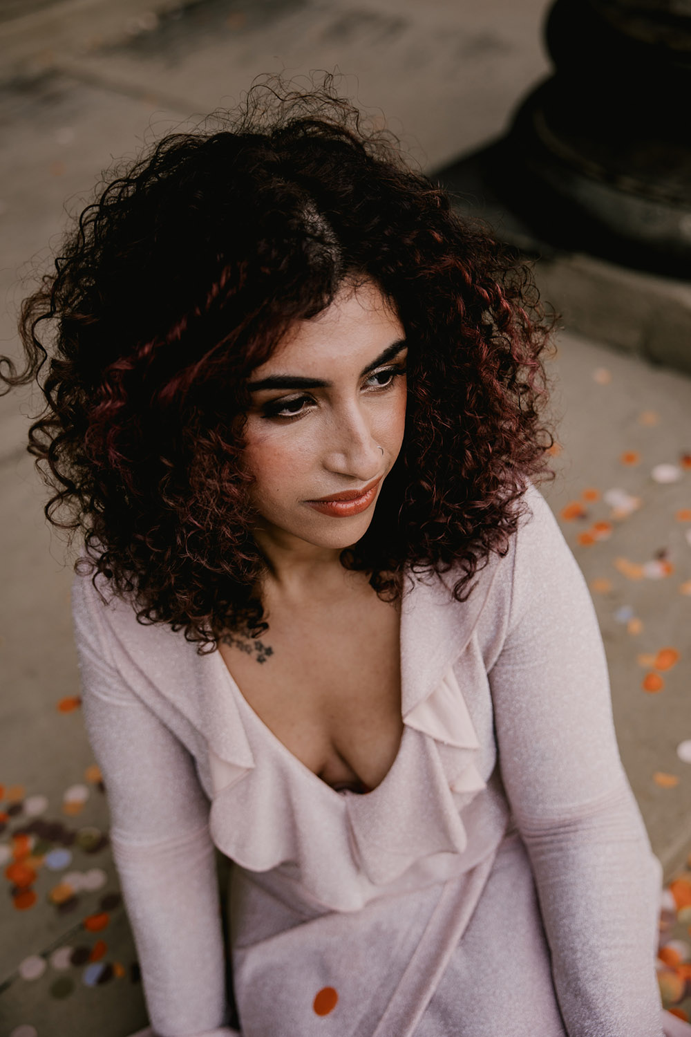 Bridesmaid Hair Natural Curls Retro Autumn Wedding Ideas Jemma King Photography