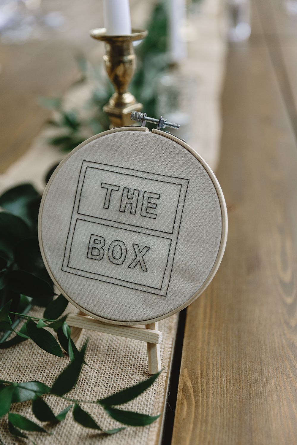 Table Name Embroidery Decor Venue Bowers Mill Wedding Louise Barry Photographer