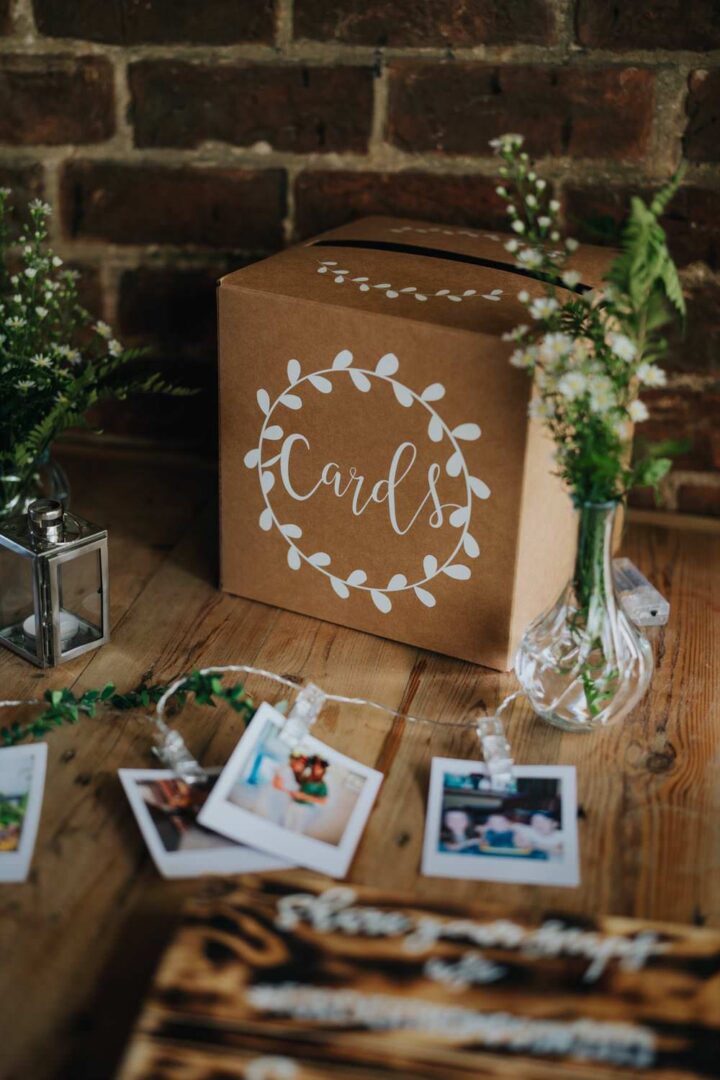 Wedding Card Post Box Cardboard Bloom Weddings